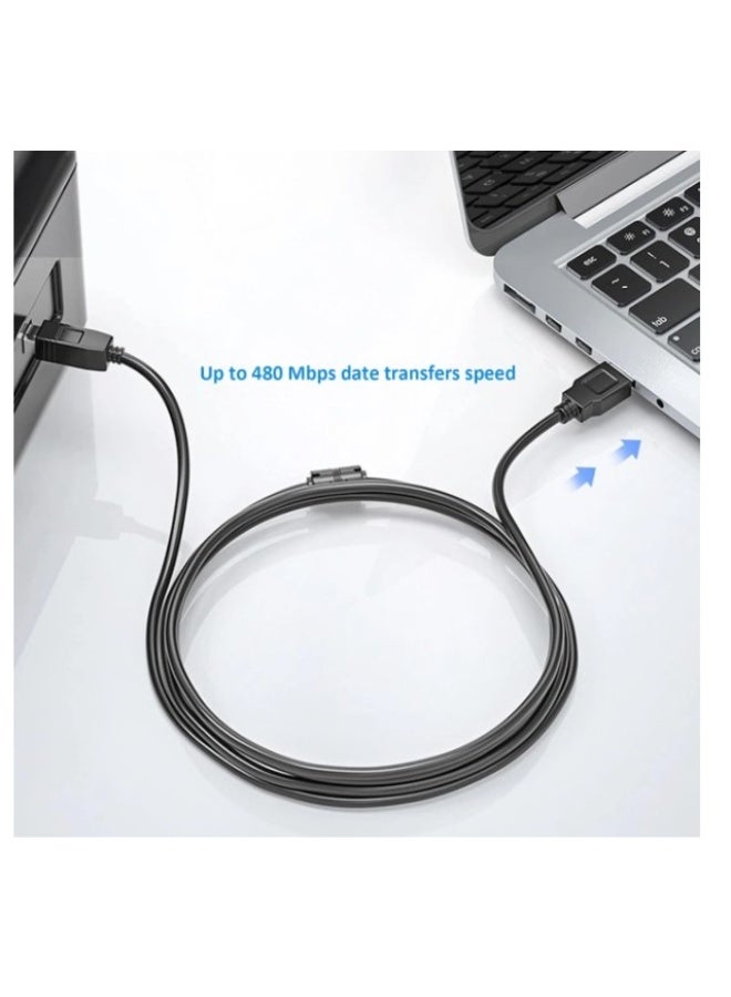Haing كابل طابعة USB 2.0 A-B - 10م - Image 4