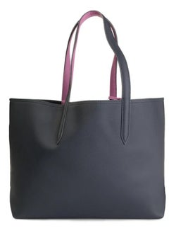 LACOSTE Women's Anna Double sided Two tone Large Capacity Handbag, Fashionable and Versatile, Black/Pink  - Image 3