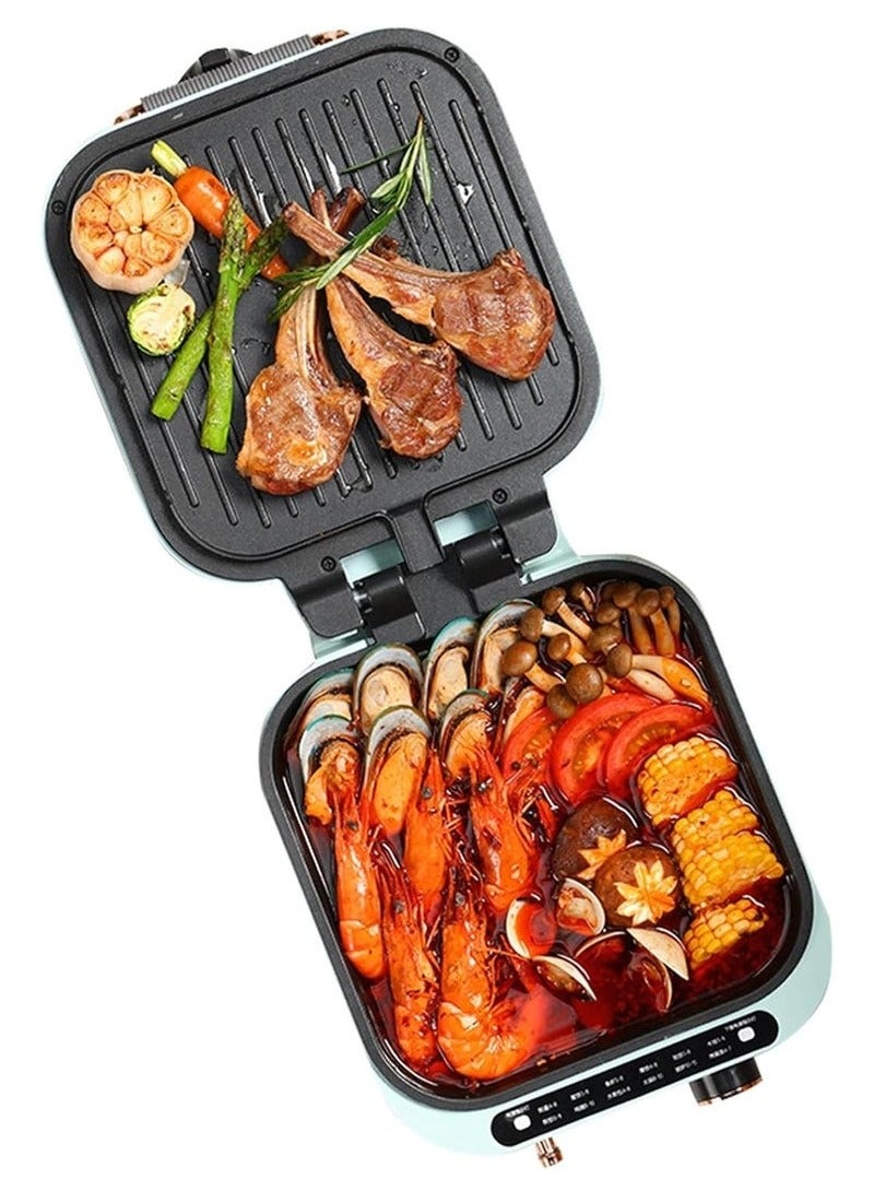 Steaming and Frying Machine craper maker pan Household Baking Pan Electric Quick-bake Multi-function Breakfast Double Sided Heating Pizza Pie Cooking Machine Crepe Pancake Maker  - Image 2