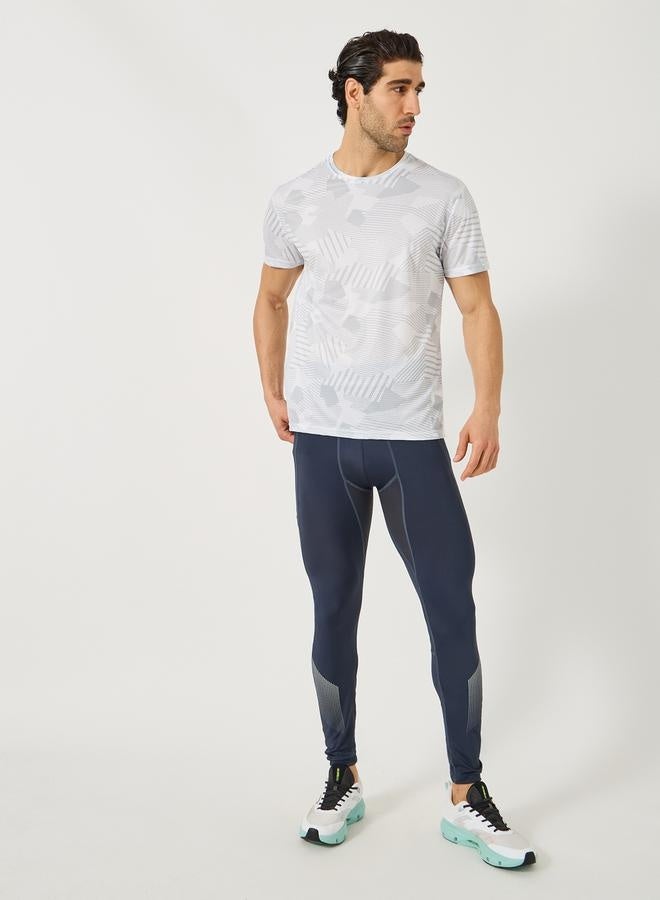 ستايلي اكتيف بنطلون رياضي بطبعة على الخصر - Image 2