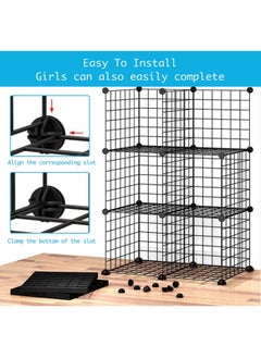 HQ-GAMING Cat Cage Indoor DIY Small Animal Cage Detachable Pet Playpen Portable Metal Wire Animal House for Cat Rabbit Ferret  - Image 4