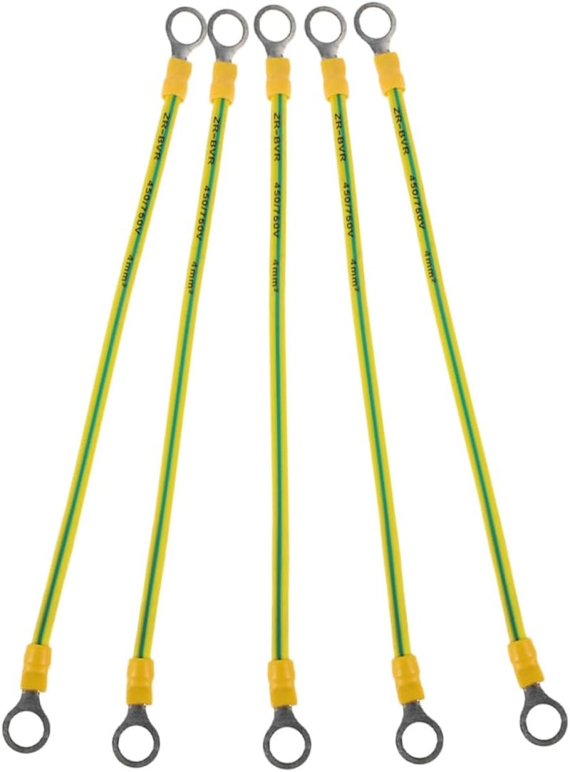 CHILDWEET 5pcs Braided Copper Ground Straps for Automotive Grounding Durable Grounding Wires for Cars Reliable Power Transmission for Battery Connections - Image 1