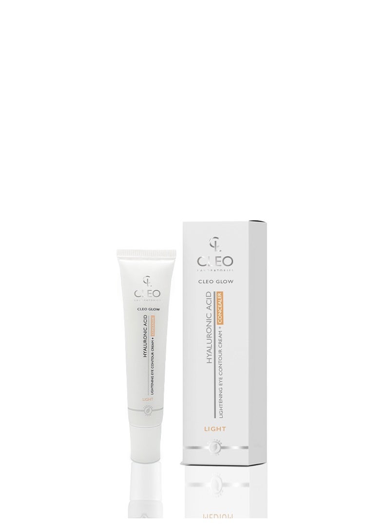 Cleo - Glow Hyaluronic Acid Lightening Eye Contour+concealer - Light -15 ML - Image 1