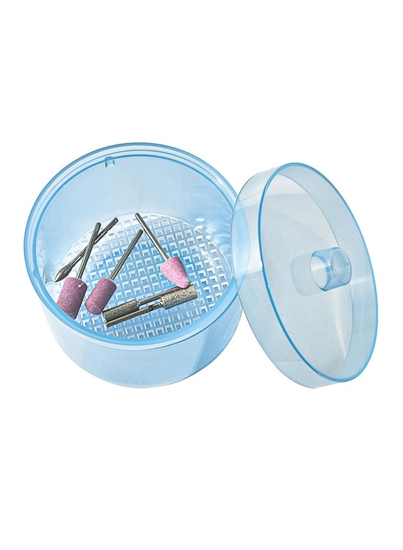 1 Piece Random Color Nail Art Drill Bits Grinding Head Sterilizer Disinfection Box Nail Tool Cleaning Box Manicure Storage Case Clipper Accessories - Image 4