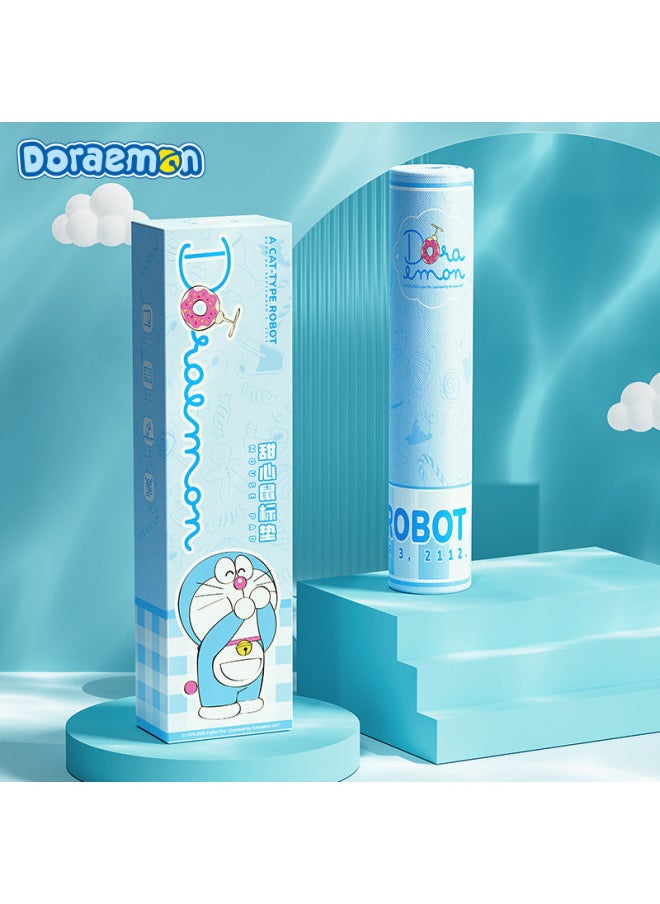 Doraemon Sweetheart Mouse Pad Office Computer Desk Pad Girl Cute Cartoon Thickened Doraemon Mouse Pad-Pattern:Blue