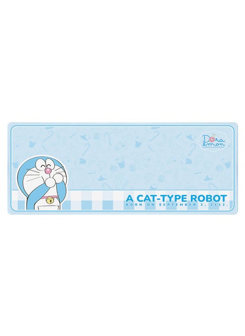 Doraemon Sweetheart Mouse Pad Office Computer Desk Pad Girl Cute Cartoon Thickened Doraemon Mouse Pad-Pattern:Blue