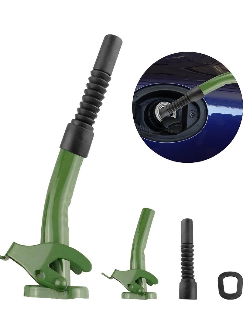 Biterse Metal Pouring Mouth Fuel Can Outlet Pipe Rubber Mouth 20 mm Tank Sleeve Metal Can Pouring Mouth for 5/10/20 L Gasoline Can  - Image 1