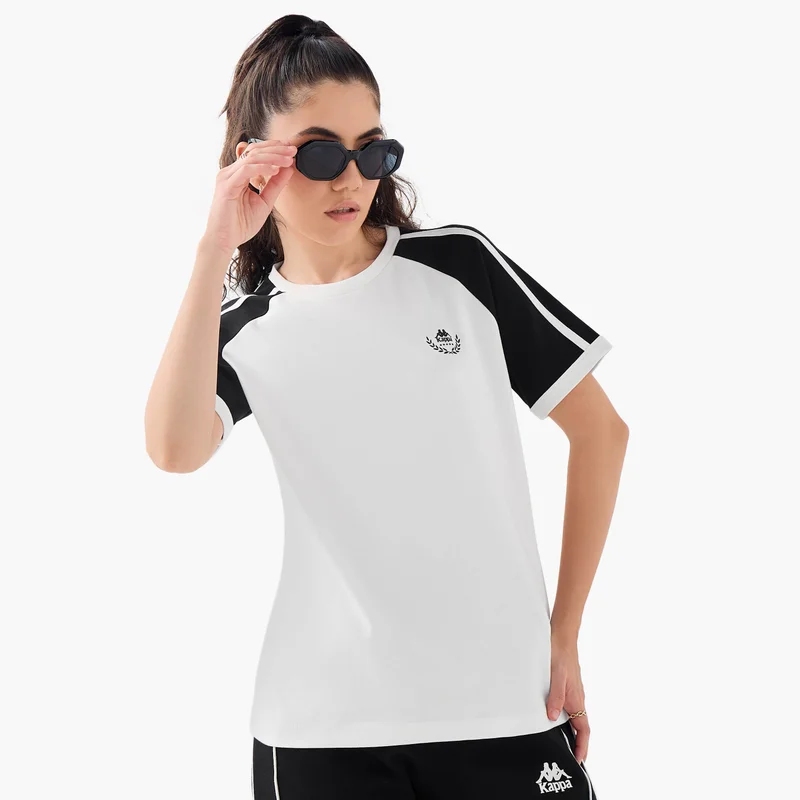 Kappa Kappa Logo Print Raglan Sleeves T-shirt