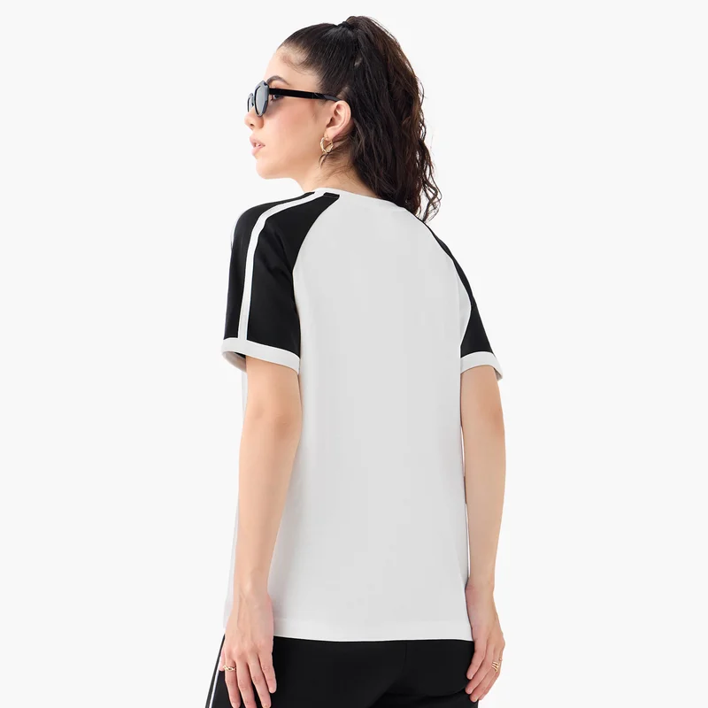 Kappa Kappa Logo Print Raglan Sleeves T-shirt