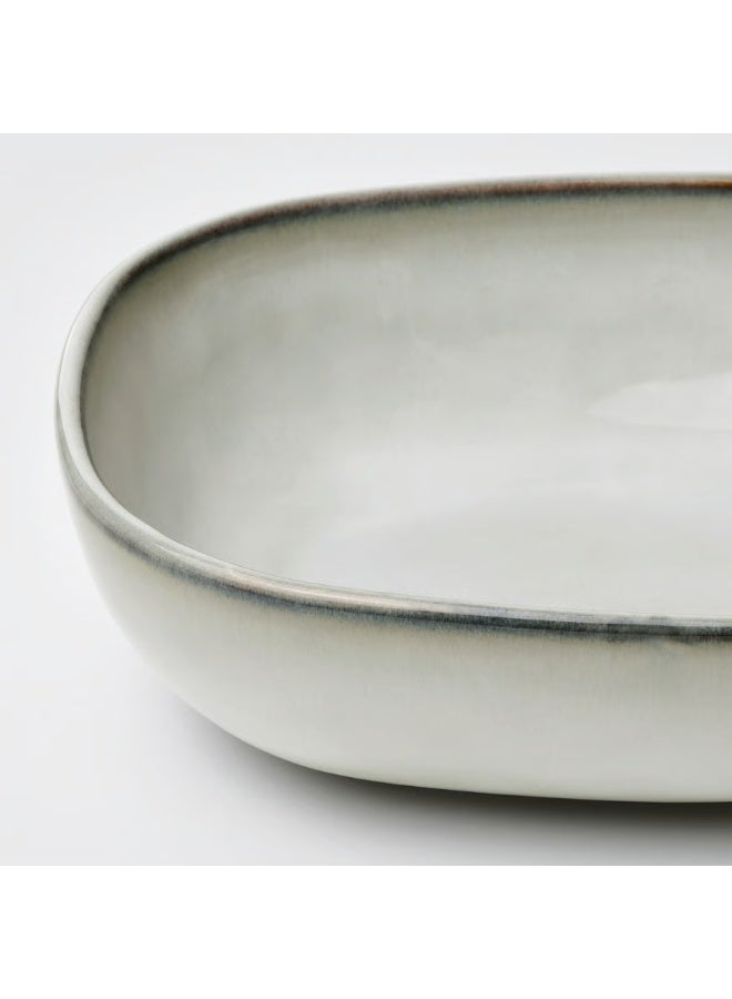Oven Dish Set Of 2 Grey Width 23 cm Height 7 cm Length 31 cm - Image 2