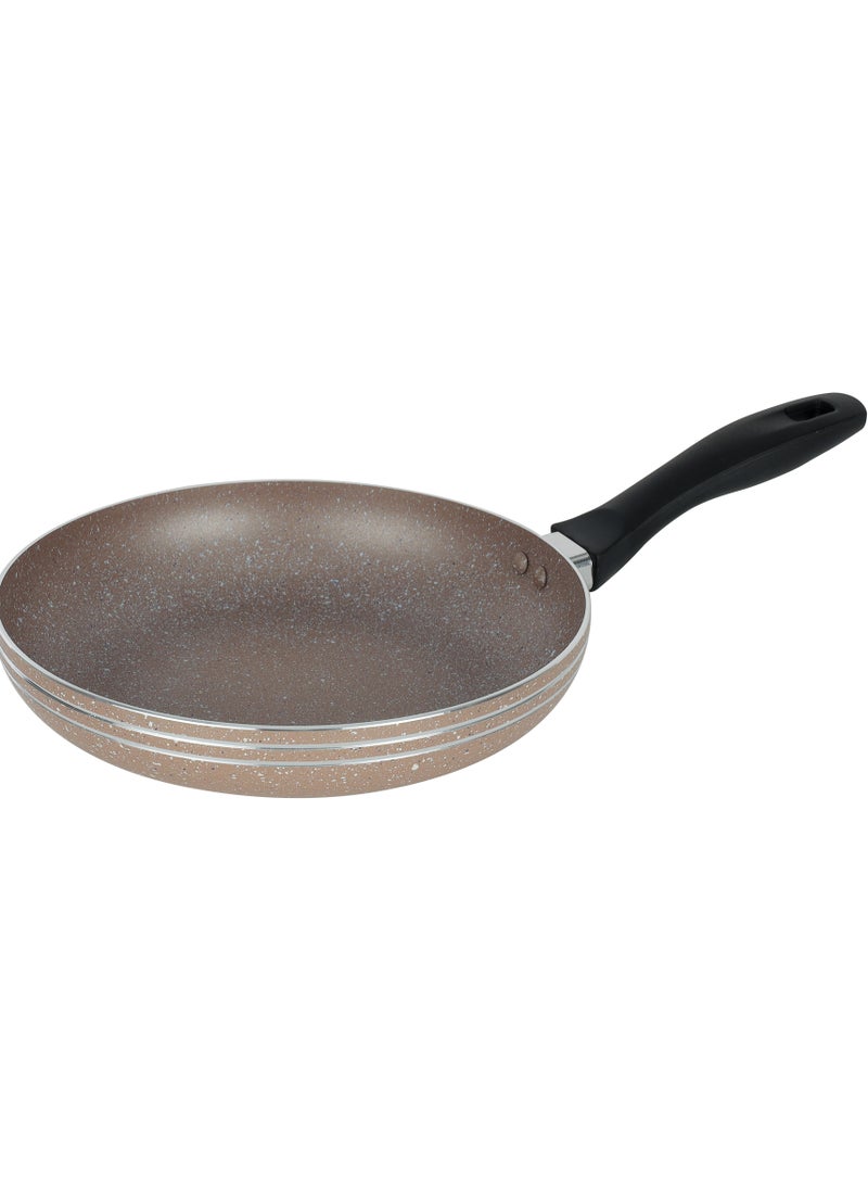 10 Pcs nonstick Aluminum Cookware Set Durable Marble Coating Non Stick Pots and pans set Dish for Gas Induction & Ceramic Hobs Induction Bottom BEIGE- DC1889BGE