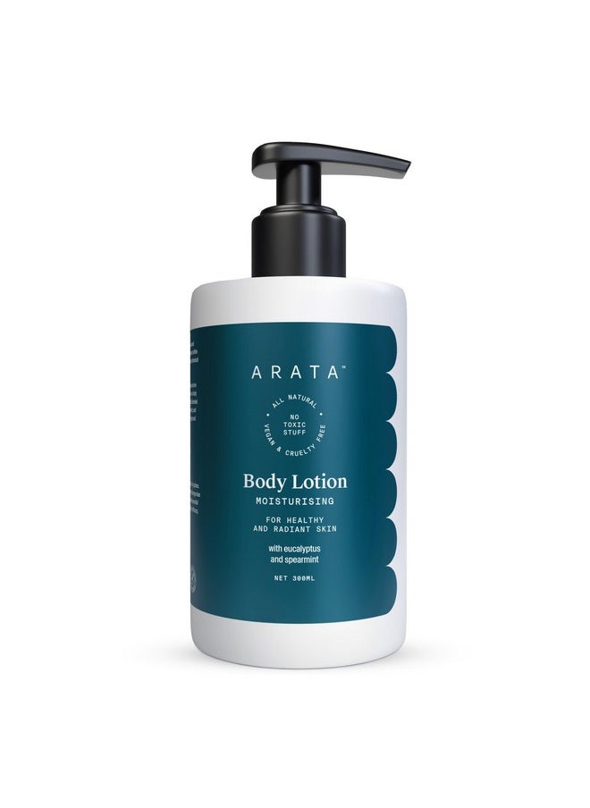 Arata Zero Chemicals - Arata Natural Moisturising Body Lotion (300 Ml) | For Dry Skin, Cocoa Butter, Coconut Oil | For Women & Men | All Natural, Vegan & Cruelty Free | Intensive Nourishment - Image 1