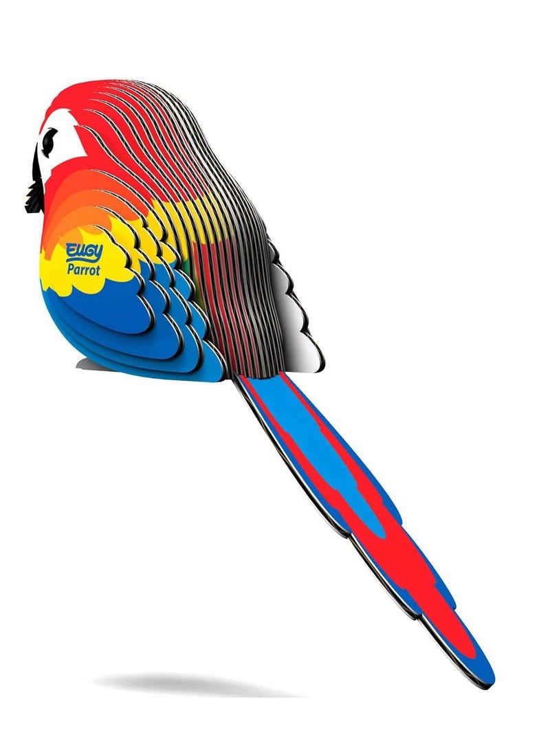 EUGY 3D Parrot Puzzle - Vibrant and Fun DIY Model for Kids and Adults - Image 5