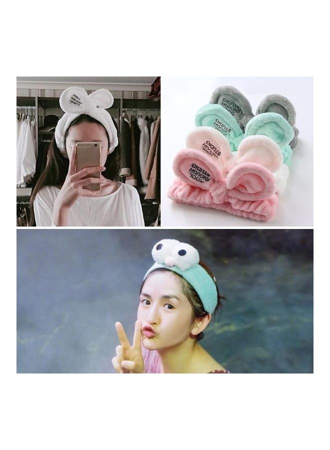 نيبمينينت حامل شعر عصري ولطيف على شكل أذنين كبيرتين مريح وقابل للغسل للنساء رمادي - Image 4