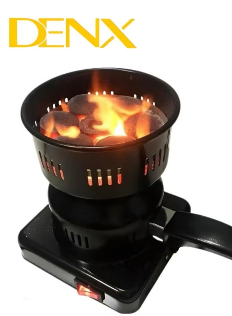 دينكس موقد كهربائي متعدد الوظائف وبشعلة نار واحدة- مناسب للشواء، الغلاية، لاشعال النار والفحم - Image 1