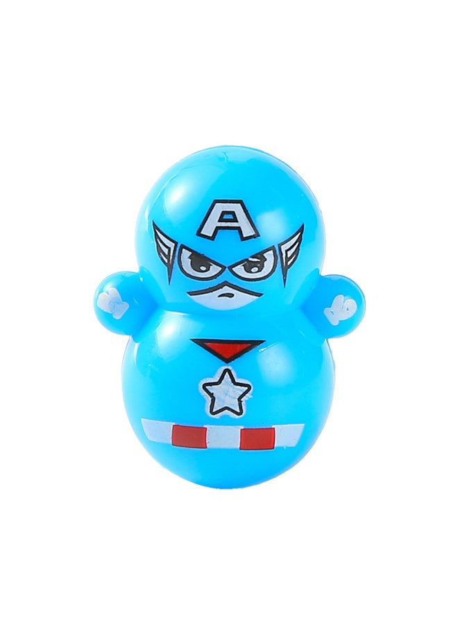 TikTok Same Cartoon Mini Tiger Year Of The Tiger Blue Fat Man Tumbler Toy Children's Educational Desktop Game Gift-Color:Astros Tumbler  - Image 5
