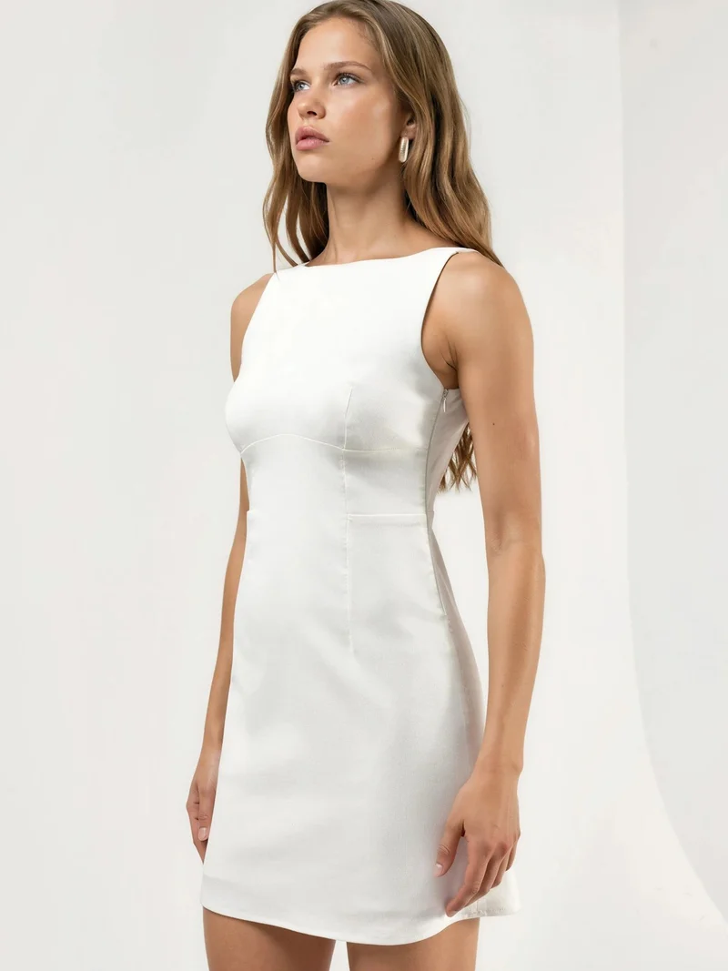 هيكاب Back Detail Mini Dress