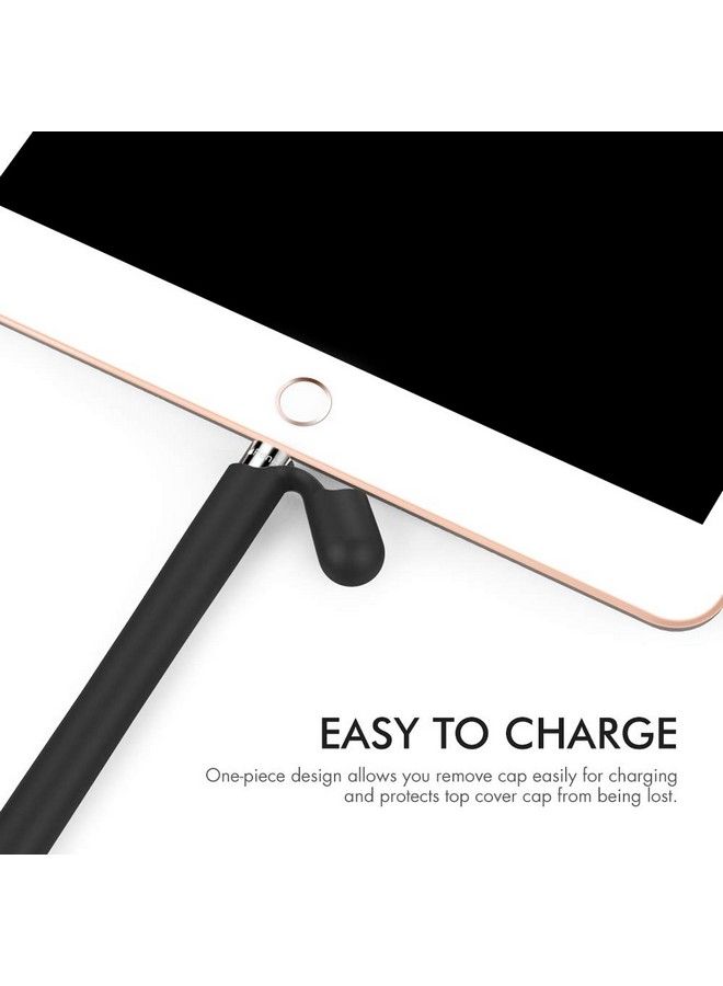 Ahastyle غطاء مضاد للانزلاق من السيليكون لحماية القلم [مجموعة ربط محول الكابل المضافة] متوافق مع قلم أبل الجيل الأول - Image 5