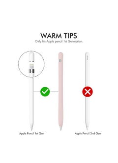 Ahastyle Antislip Case Sleeve Silicone Protective Skin [ Added Cable Adapter Tether Kit] Compatible With Apple Pencil 1St Generation  - Image 3
