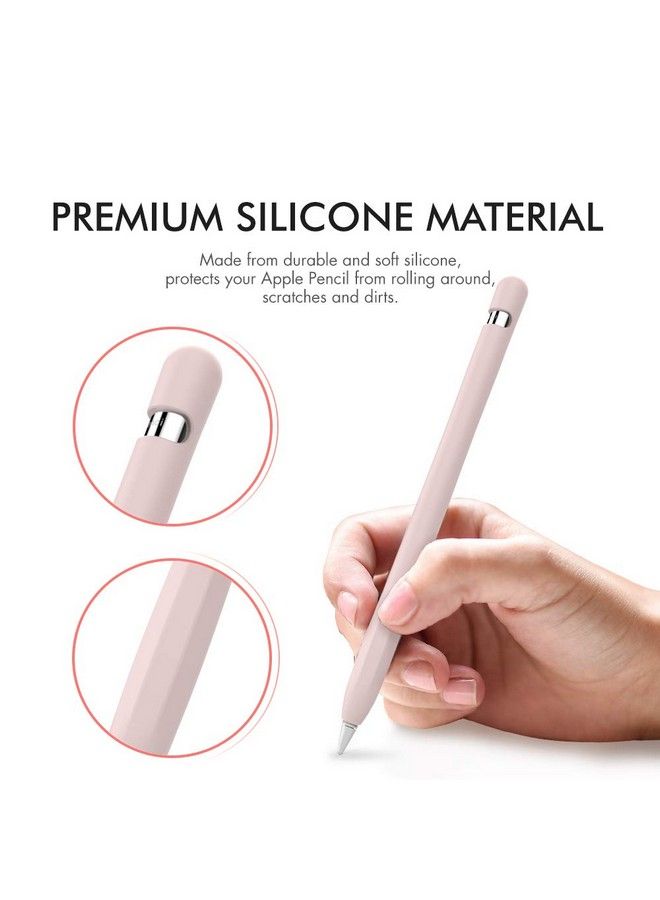 Ahastyle غطاء مضاد للانزلاق من السيليكون لحماية القلم [مجموعة ربط محول الكابل المضافة] متوافق مع قلم أبل الجيل الأول - Image 4