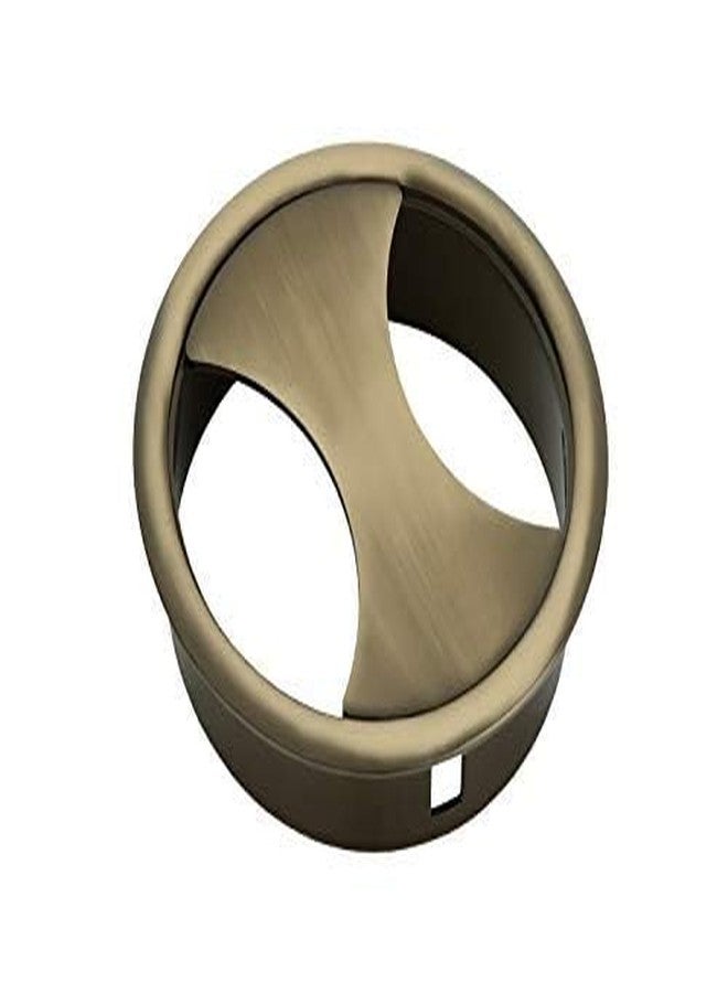 Nixnine Table Desk Grommet 2.5 Inch, Brass Antiqu Desk Cord Cable Hole Cover Grommet, Computer Wire Cable Organiser Manager - Pack of 1, (Brass Antiqu) (2.5Inch) - Image 2