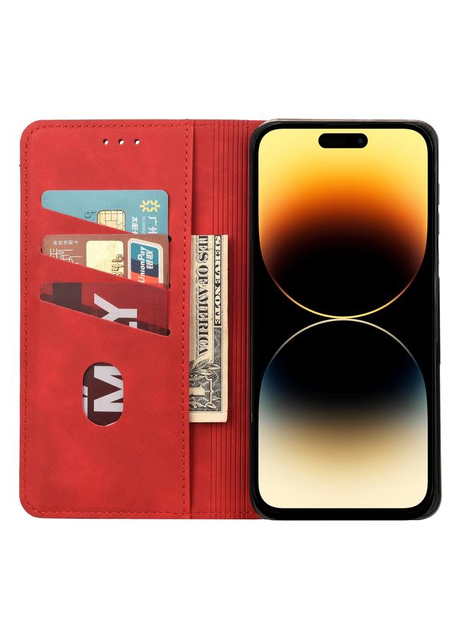 S-TOP Case For iPhone 14 Pro Skin Feel Splicing Leather Phone Case - Image 4