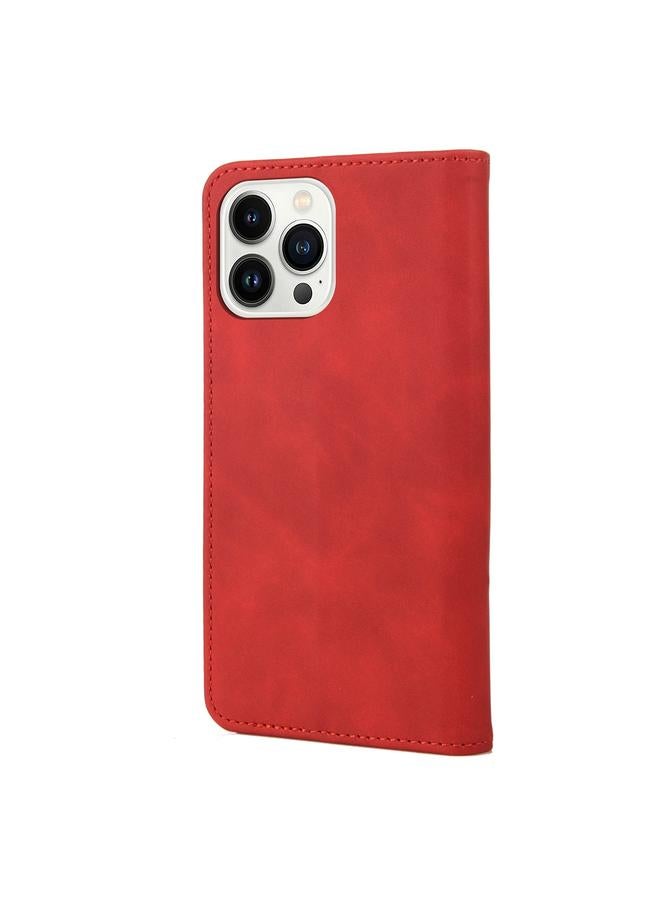 S-TOP Case For iPhone 14 Pro Skin Feel Splicing Leather Phone Case - Image 3