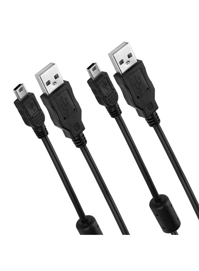 Smays Charger Cable for TI Nspire CX CAS, TI-84 Graphing Calculator Plus CE, C Silver, 5ft USB PC Charging Cord 2-Pack - Image 4