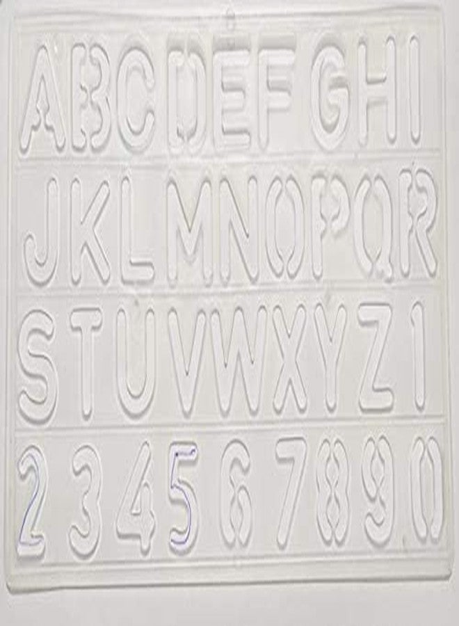 TRUESTORE Stencil - Precious Alpha | Reusable Painting Template for Art and Craft, Mixed Media, Wall Painting, Home Decor, DIY Albums, Card Making and Fabric Painting Pack of 1 Piece (25 MM) - Image 5