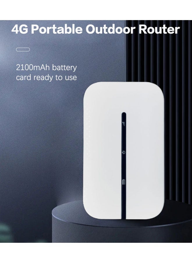 4G mobile WiFi router 150Mbps high-speed portable Asian travel USB-powered WiFi modem with SIM card slot, up to 8 devices can be shared - Image 2