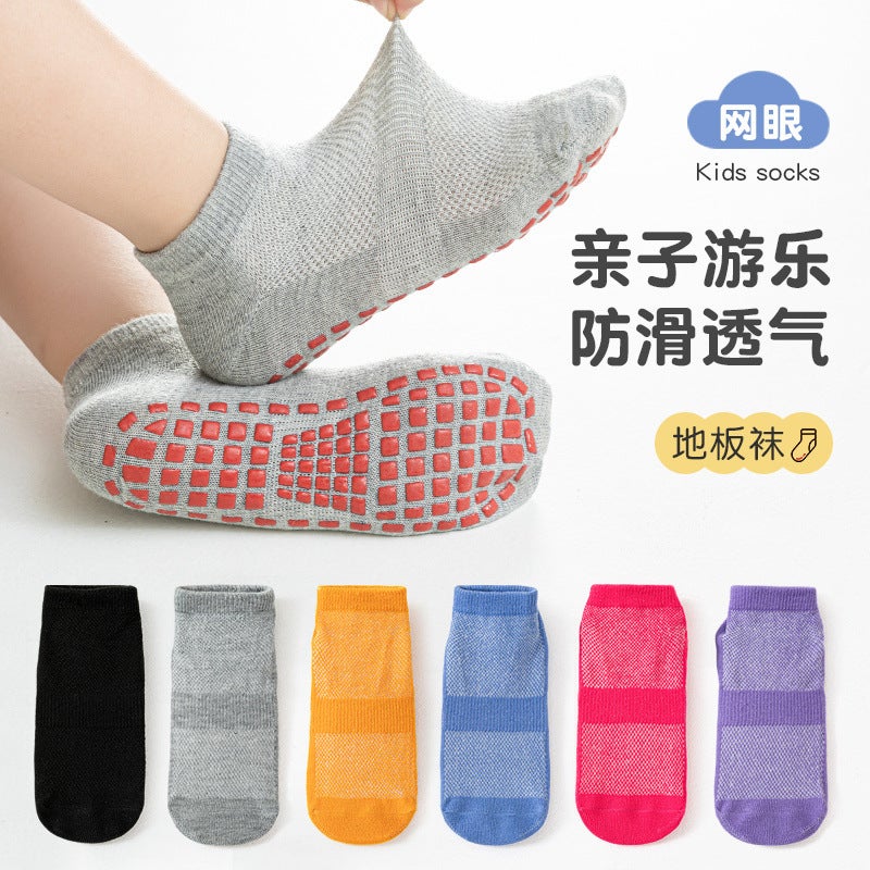 Children'S Floor Non-Slip Cooling Summer Thin Baby Indoor Playground Mesh Socks Baby Toddler Socks - Image 2