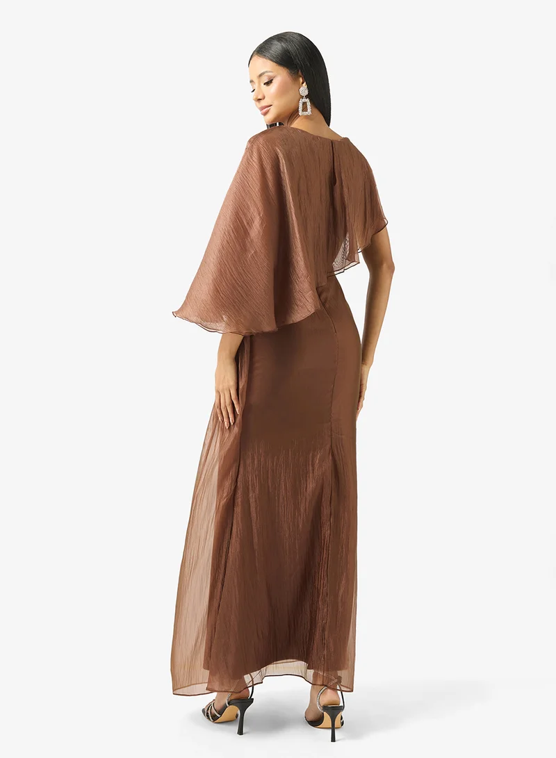 نمشي x فستان سهرة بكسرات