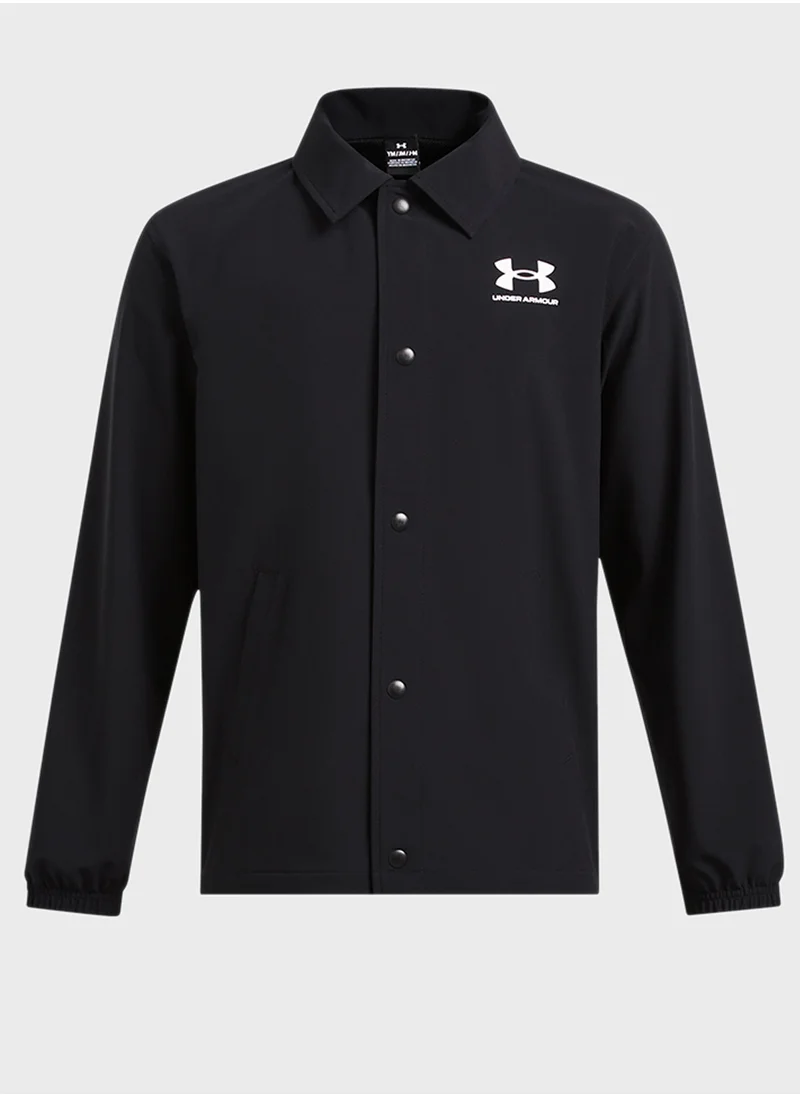 UNDER ARMOUR Boys' Icon Woven Coach Jacket