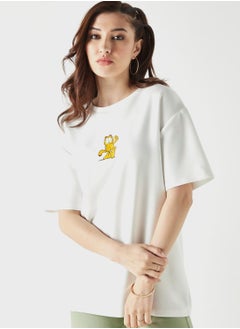 Garfield Print T-Shirt