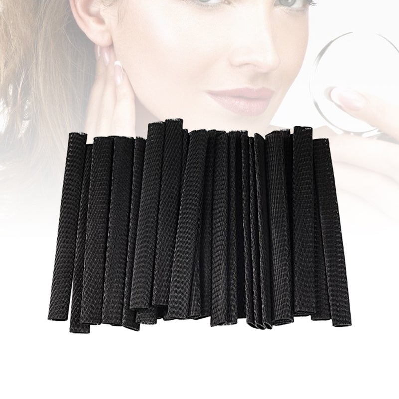 💄 غطاء شبكة لحماية فرش المكياج 100 قطعة أسود - Image 4