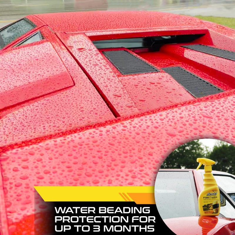 Formula 1 Fast Wax Carnauba Detailing Spray â€“ Car Wax for Natural Gloss â€“ Easy to Use Exterior Detailing Supplies for All Paint Finishes (16 ounce) - Image 5