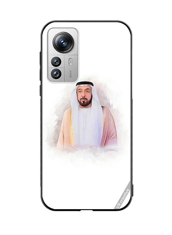 VR CREATIVE Protective Case Cover For Xiaomi 12 Pro Sheikh Khalifa Bin Zayed Bin Sultan Al Nahyan Design Multicolour - Image 1