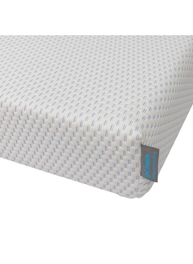 Silentnight Studio Mattress - Gel Memory Foam | Medium Comfort | Non-Spring Mattress | One-Sided Mattress | Gel-Infused Memory Foam Mattress | Studio Collection | Super King Size (200x200x20cm) | 30 Nights Trial | 5 Years Guarantee - Image 4