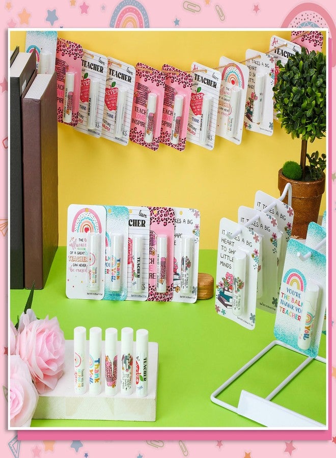 Sacubee 60 Pack Teacher Appreciation Gifts Bulk Lip Balms Teacher Week Employee Coworkers Team Thank You Gift Honey Flavor Balm Inspirational Motivational Graduation Party Gifts - Image 4