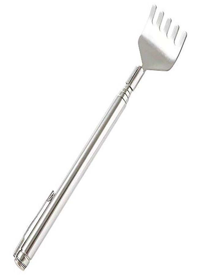 Iktu Retractable Stainless Steel 5-Prongs Back Scratcher - Image 1