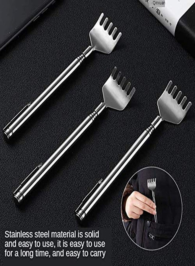 Iktu Retractable Stainless Steel 5-Prongs Back Scratcher - Image 5