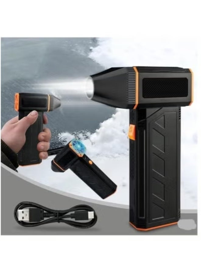 جاجيك Super Power Turbo Fan Cordless Air Blower | High-Speed Rechargeable Compressed Air Duster for Keyboard, PC, Laptop & Electronics Cleaning | Portable Electric Dust Remover for Office & Home Use | Lightweight, Eco-Friendly Tech Cleaning Tool with Strong Blowing Power  - Image 3