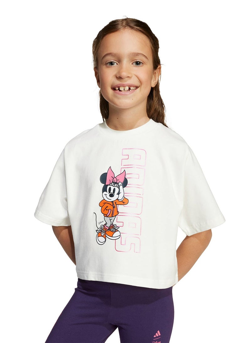 Adidas Kids Disney Minnie Mouse T-Shirt - Image 3