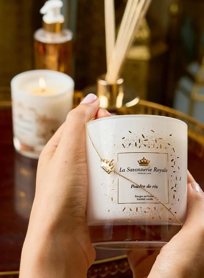 La Savonnerie Royale 200g candle Poudre de Riz Bracelet inside