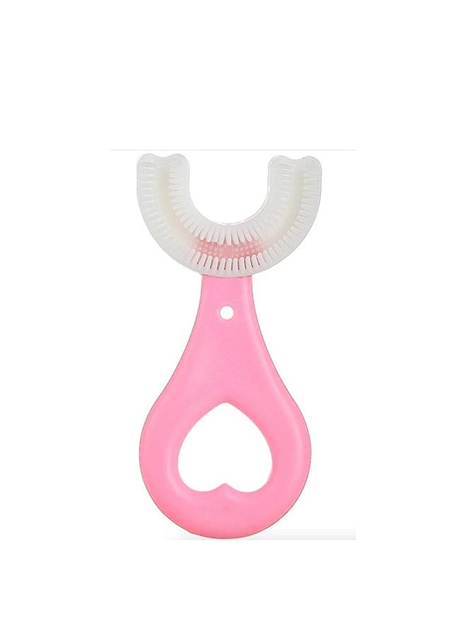U-Shaped Silicone Toothbrush for Kids: Gentle, Effective, and Fun Oral Care Solution - Image 1
