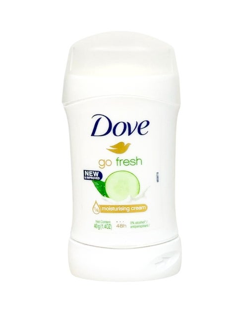 Dove Go Fresh Moisturising Cream With Caring Oil & Cucumber Scent Anti-Perspirant 40 g