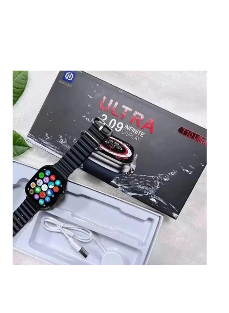 T10 ULTRA 3 Smart Watch: The most beautiful and elegant smart watch for men, equipped with large electrical appliances... a wonderful gift for men. - Image 3