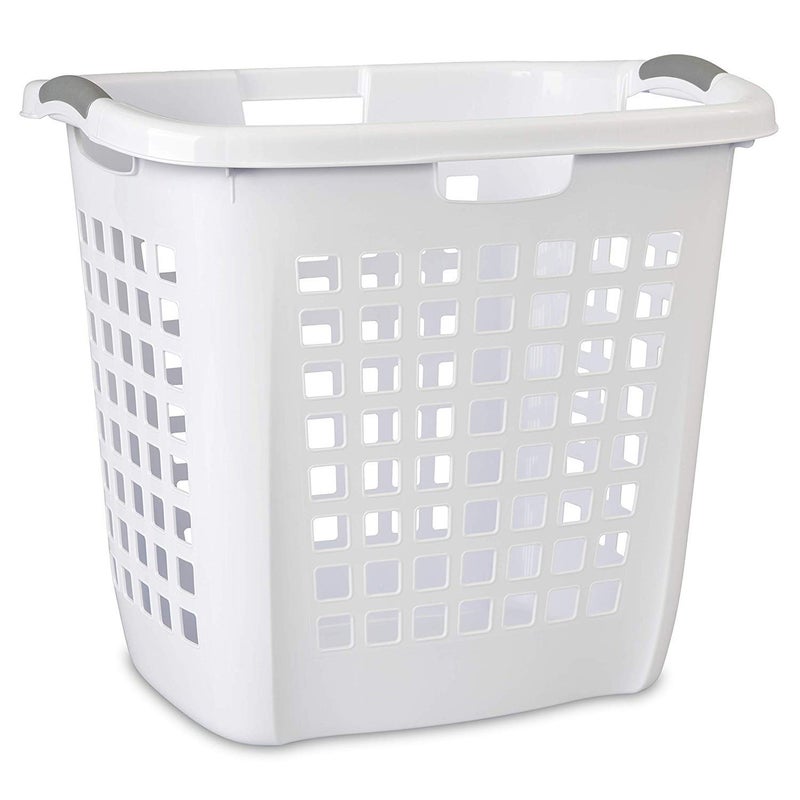 STERILITE 12258004 Carry Hamper, 19-7/8", White - Image 1
