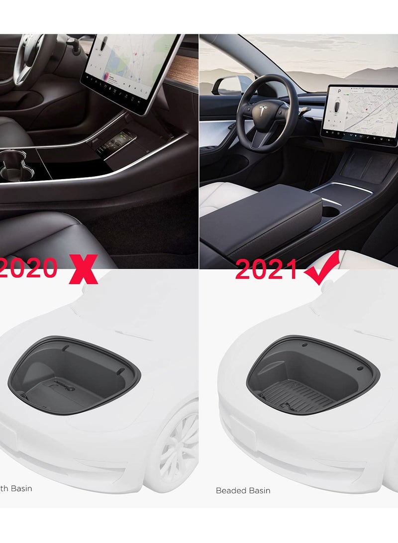 حصيرة صندوق أمامي ثقيلة لجميع الأحوال الجوية لسيارة تسلا موديل 3 (2021-2022) - مضادة للغبار، عديمة الرائحة، مقاومة للخدوش لحماية قصوى. - Image 3