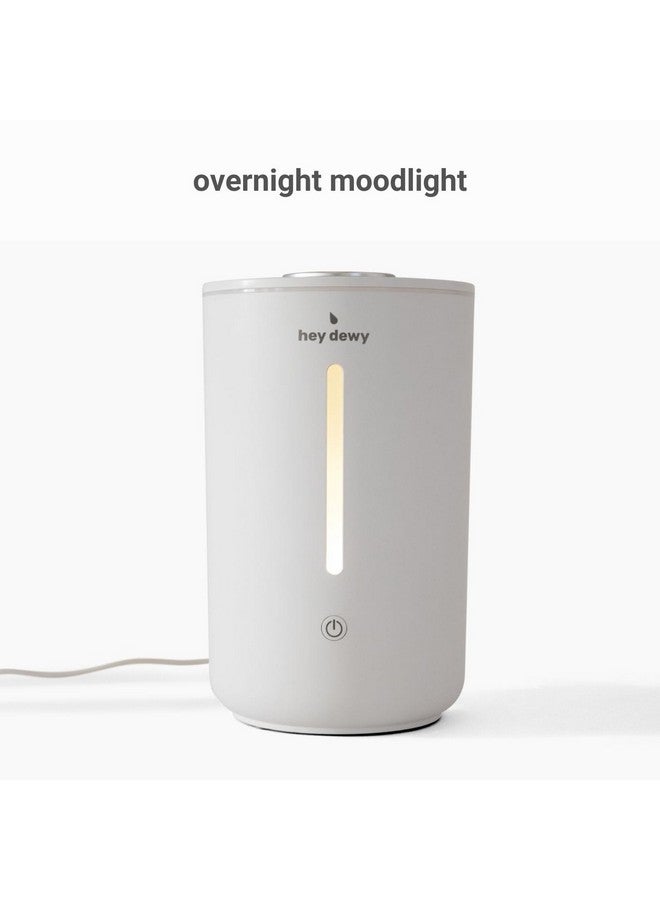 Hey Dewy Hey Dewy Wellness Humidifier - for home, office, bathroom spa, or bedroom, with cool utrasonic mist hydration (Pearl)  - Image 4